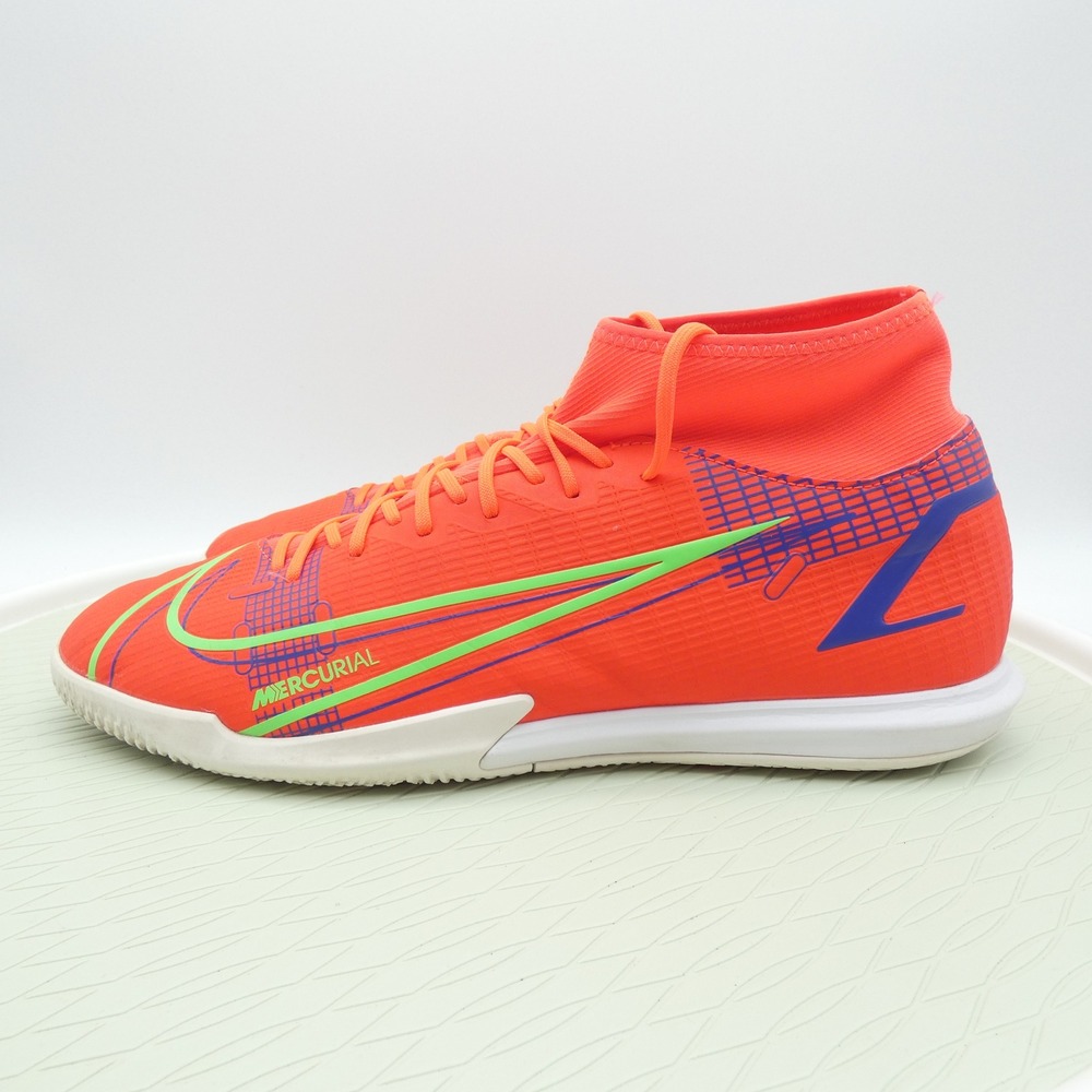 Nike Mercurial Superfly 8 Academy IC Shoes Crimson Volt CV0847-606 Mens 11